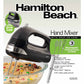 Hamilton Beach Household Hand Mixer with Snap-On Case