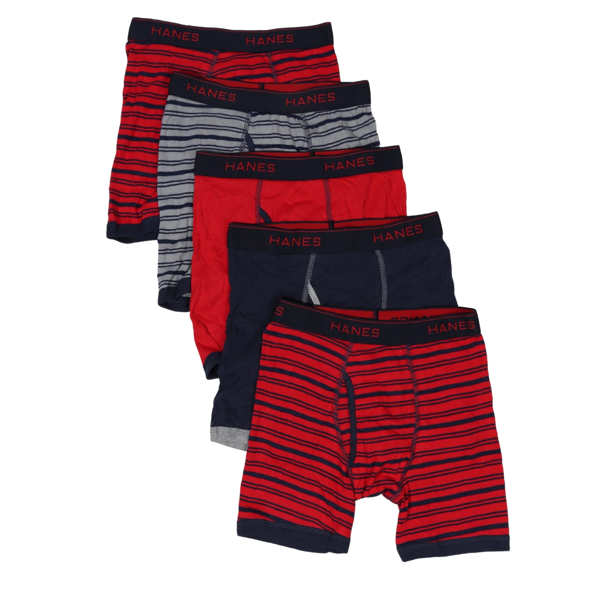 HANES Boys Underwears L / Multi-Color HANES - Kids - Softer Boxer 5 Pcs Set
