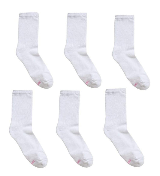 HANES Clothing Accessories One Size / White HANES - Socks 6 Pairs