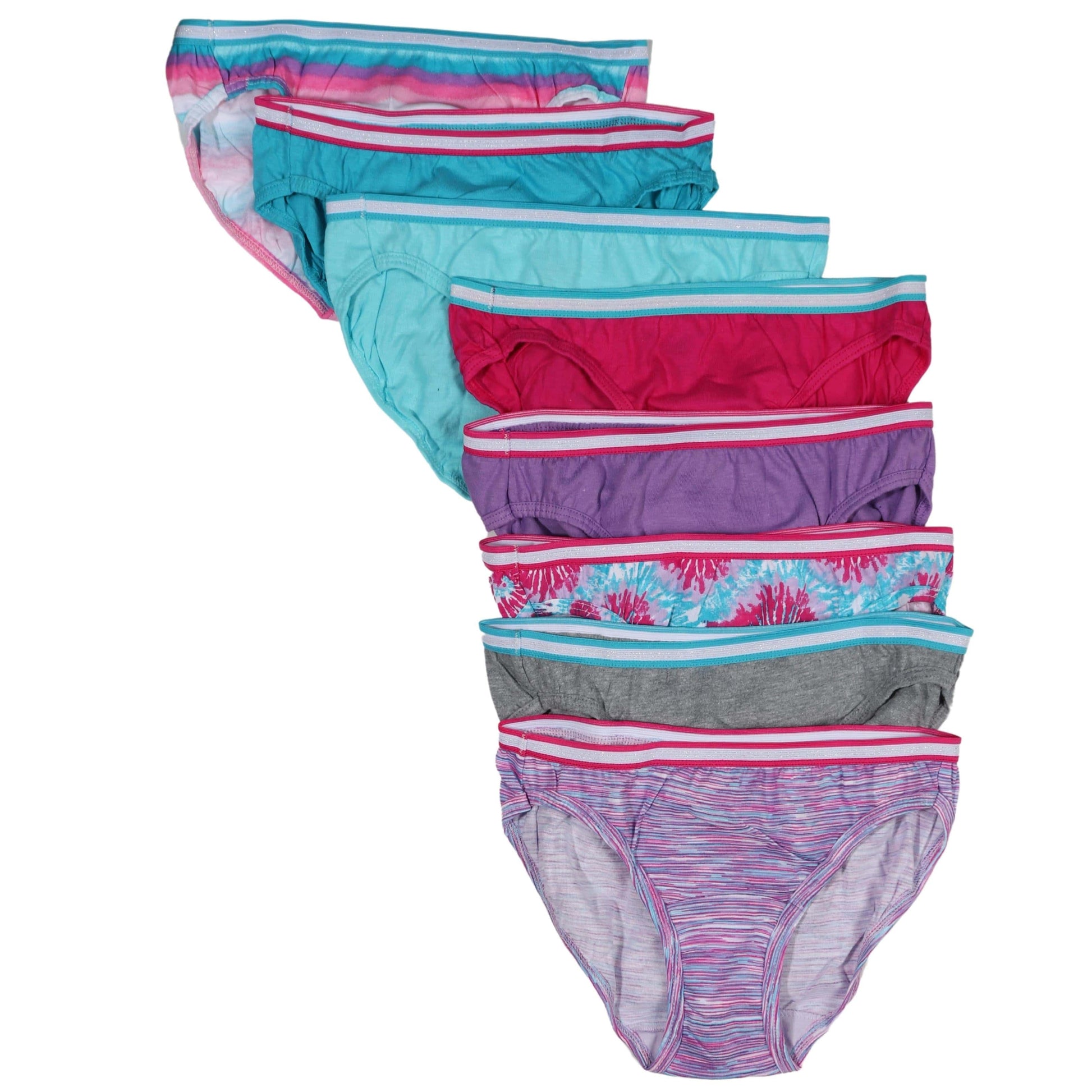HANES Girls Underwear M / Multi-Color HANES - 8 Pieces Set Bikinis