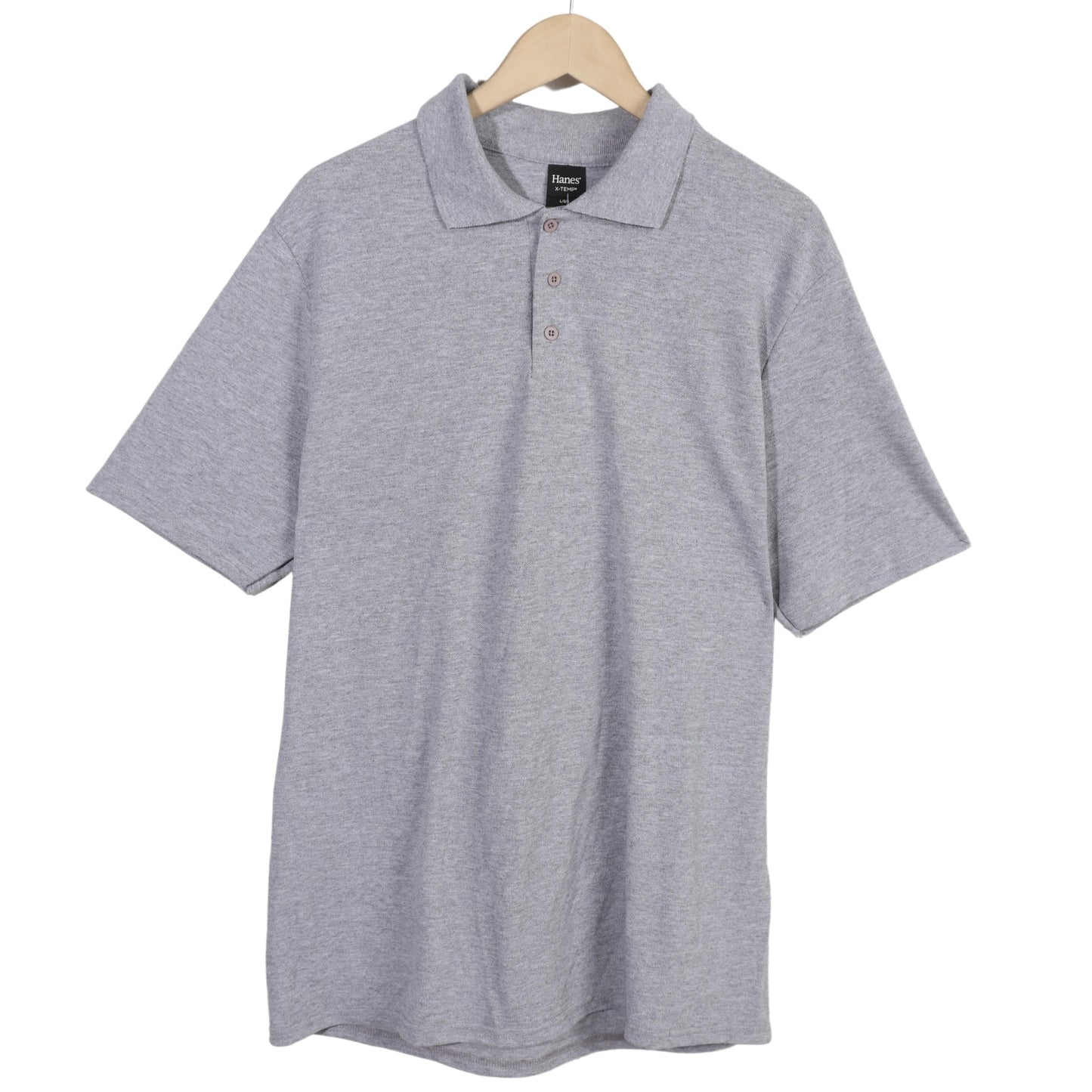 HANES Mens Tops L / Grey HANES - Casual T-Shirts