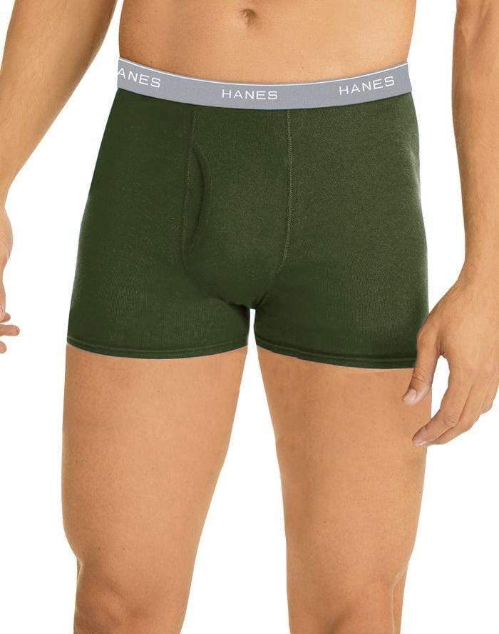 HANES Mens Underwear XL / Green HANES - Comfort Flex Boxer Briefs