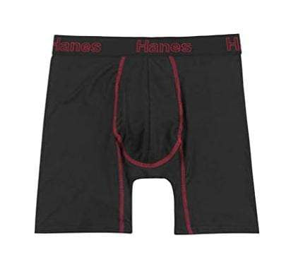 Hanes Mens Underwear Large / Black HANES - Comfort Flex Fit Breathable Mesh Boxer Briefs