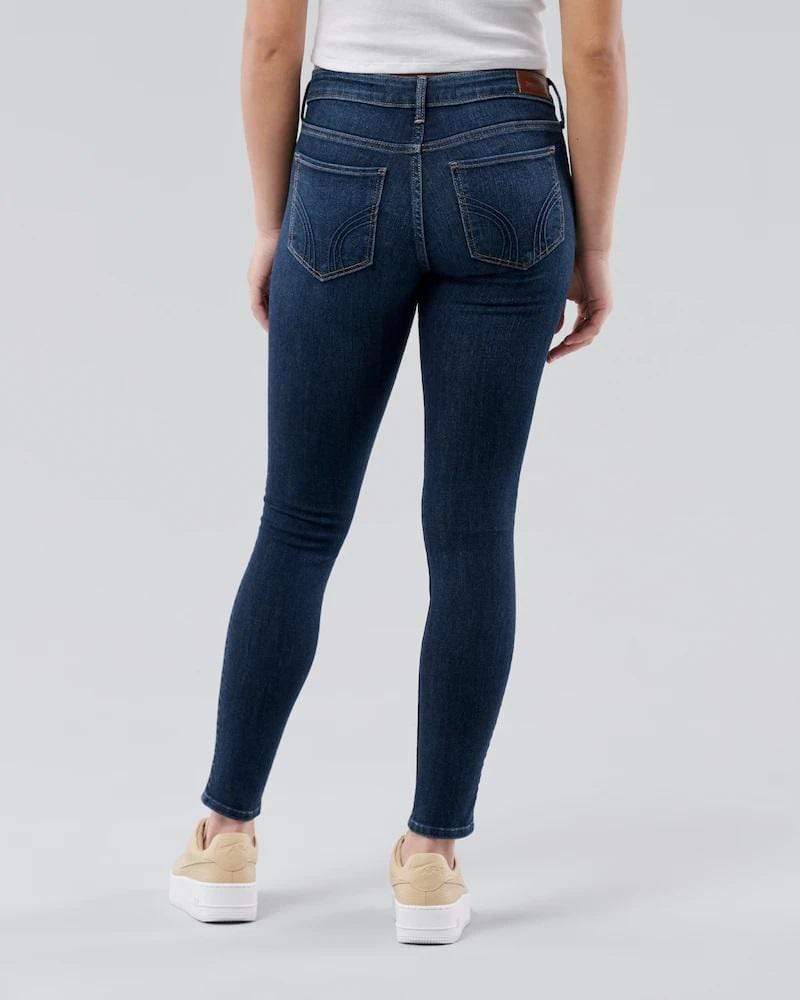 HOLLISTER Womens Bottoms 29x32 / Blue HOLLISTER - Low Rise Jeans