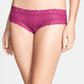 HONEYDEW INTIMATES womens underwear Large / Fuschia Marti Lace Trim Microfiber Hipster Briefs