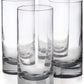 Hotel Collection Kitchenware Highball Glasses with Gray Accent - Set of 4