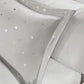 ID-Design Comforter/Quilt/Duvet ID-Design - Liv Metallic Triangle Print Comforter Set
