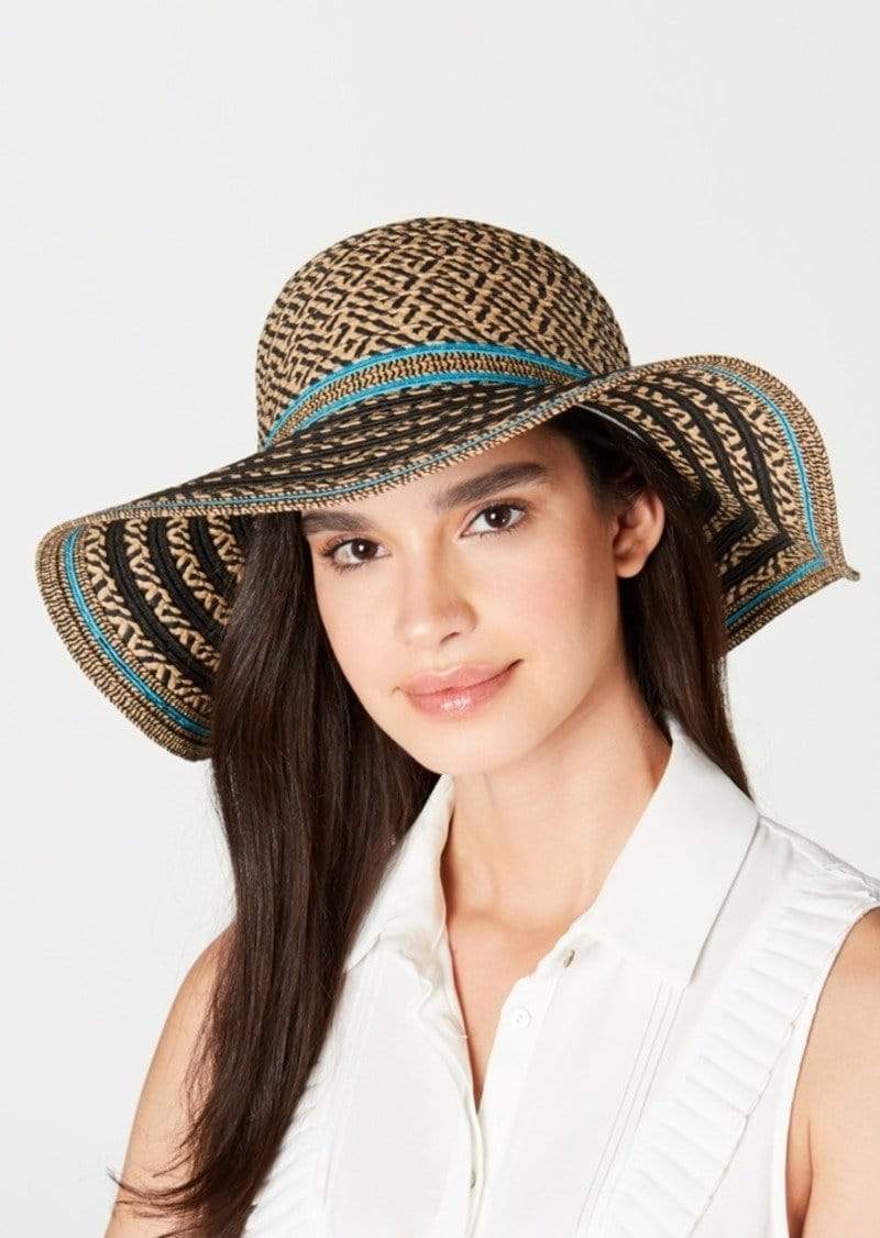 INC INTERNATIONAL CONCEPTS Clothing Accessories One Size / Multi-Color I.N.C. INTERNATIONAL CONCEPTS - Striped Floppy Hat