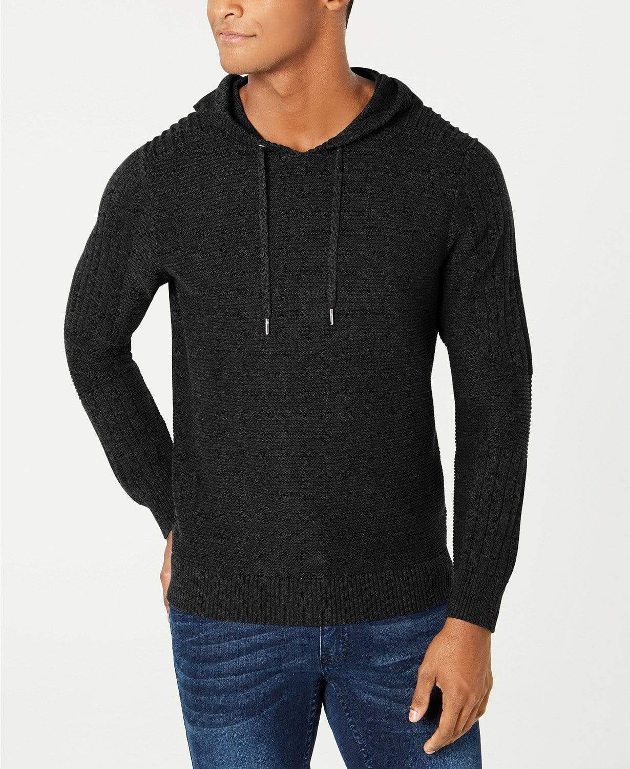 INC INTERNATIONAL CONCEPTS Mens sports XX-Large / Black INC INTERNATIONAL CONCEPTS - Novelty Hooded Sweater