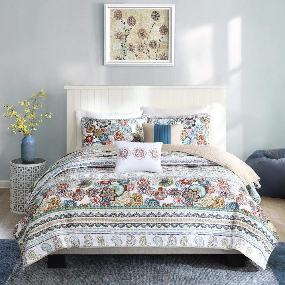 Intelligent Design Comforter/Quilt/Duvet Full/Queen Intelligent Design - Lacie 4 Piece Coverlet Set