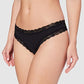 IRIS & LILLY womens underwear Large / Black Cotton Thong Panty