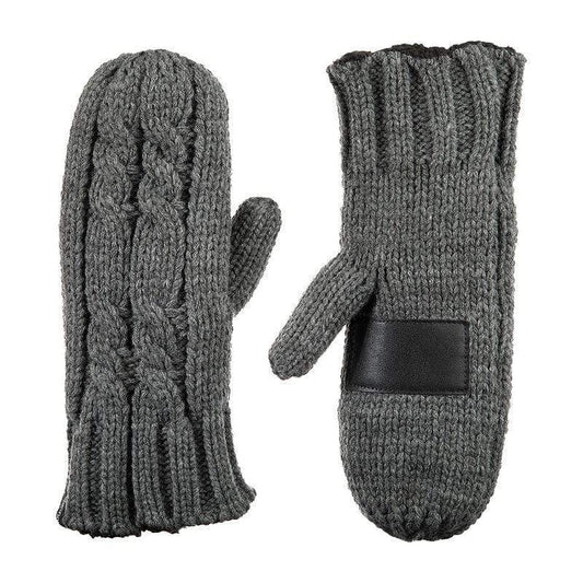 ISOTONER Clothing Accessories One-Size / Grey ISOTONER - Chunky Mittens