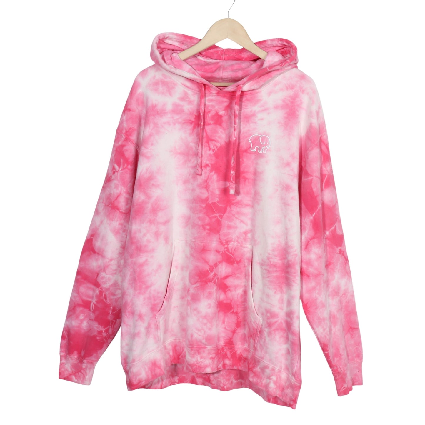 IVORY ELLA Womens Tops XL / Pink IVORY ELLA - Printed Hooded