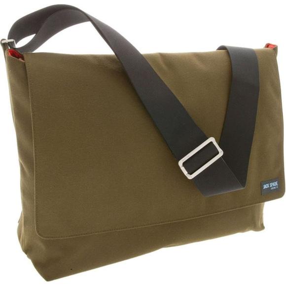 Jack Spade Backpacks & Luggage Army Green Messenger Bag
