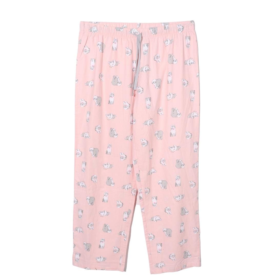 JENNI Womens Pajama L / Multi-Color JENNI - Dog Printed Pants Pajama