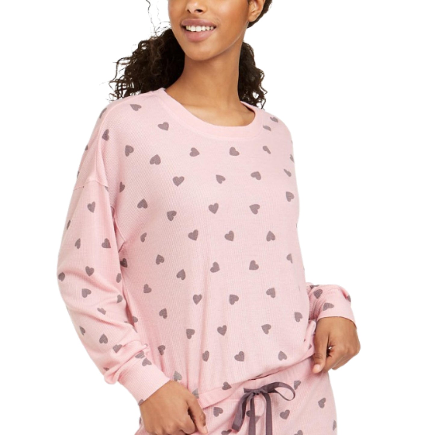 JENNI Womens Pajama S / Pink JENNI - Heart Printed Top