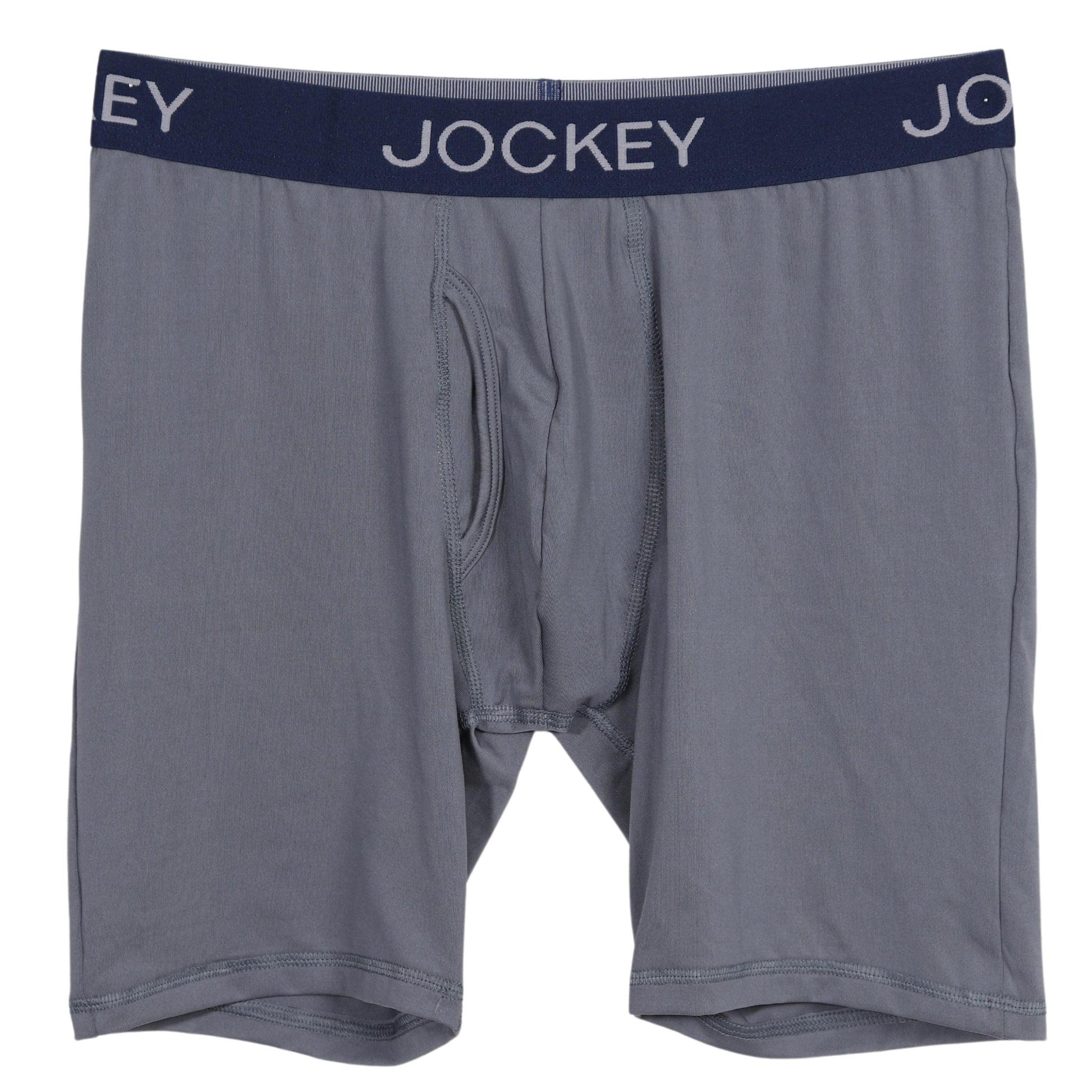 JOCKEY Mens Underwear M / Grey JOCKEY -  Cool Zone Fly Boxer Briefs