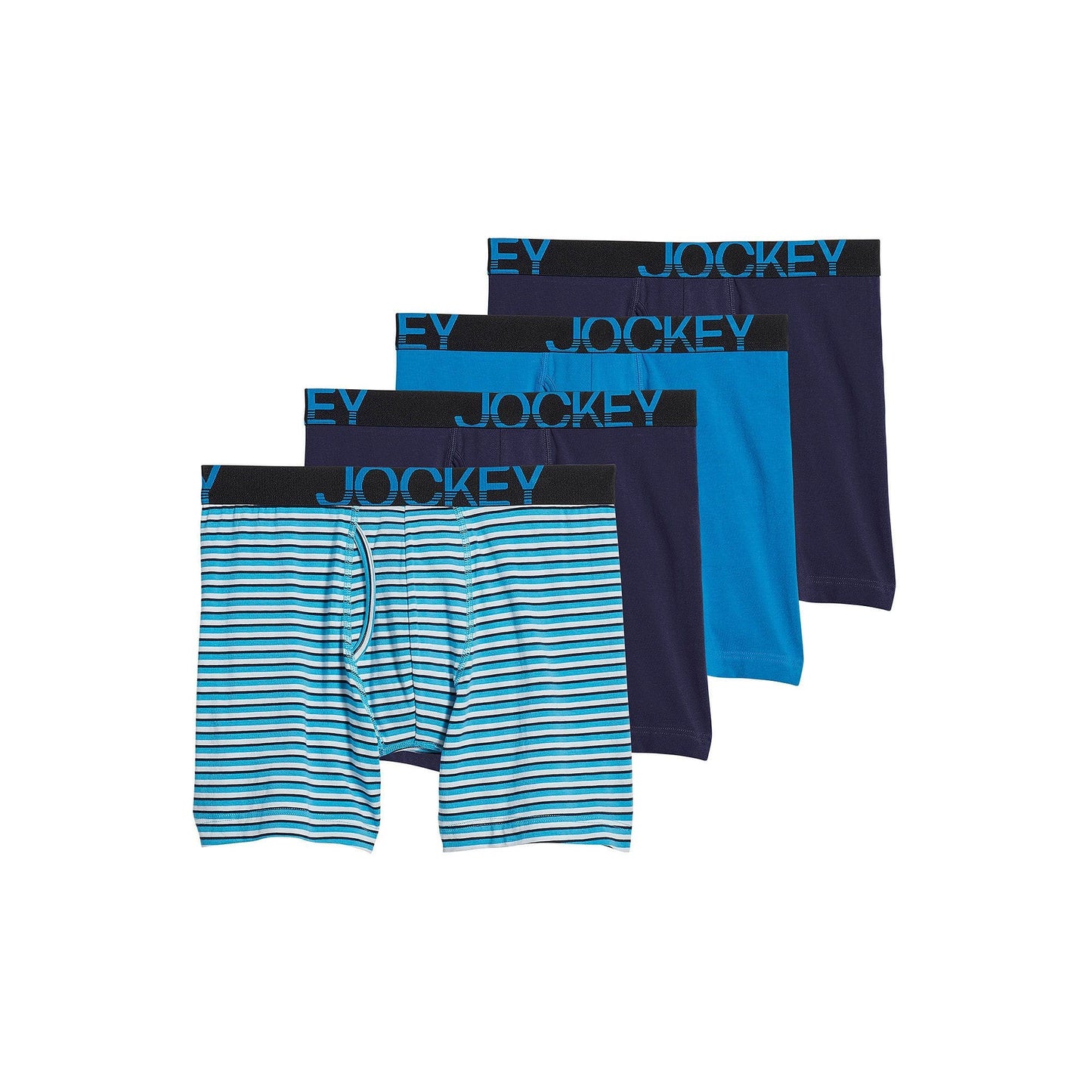 JOCKEY Mens Underwear X-Large / Multi-color JOCKEY - Underwear ActiveStretch Midway Brief - 4 Pack