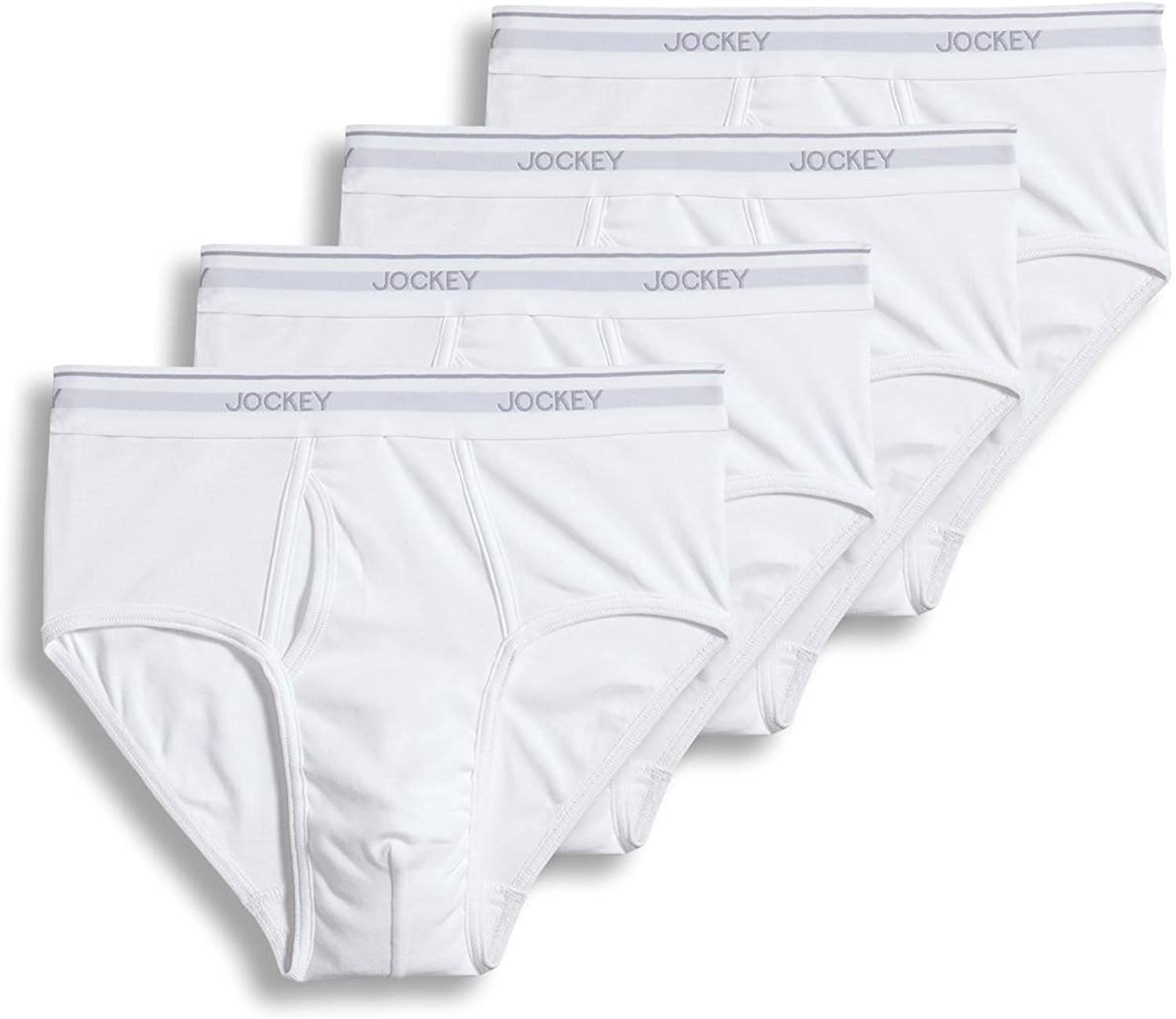 JOCKEY Mens Underwear M / White JOCKEY - Underwear Stay Cool Brief - 4 Pack