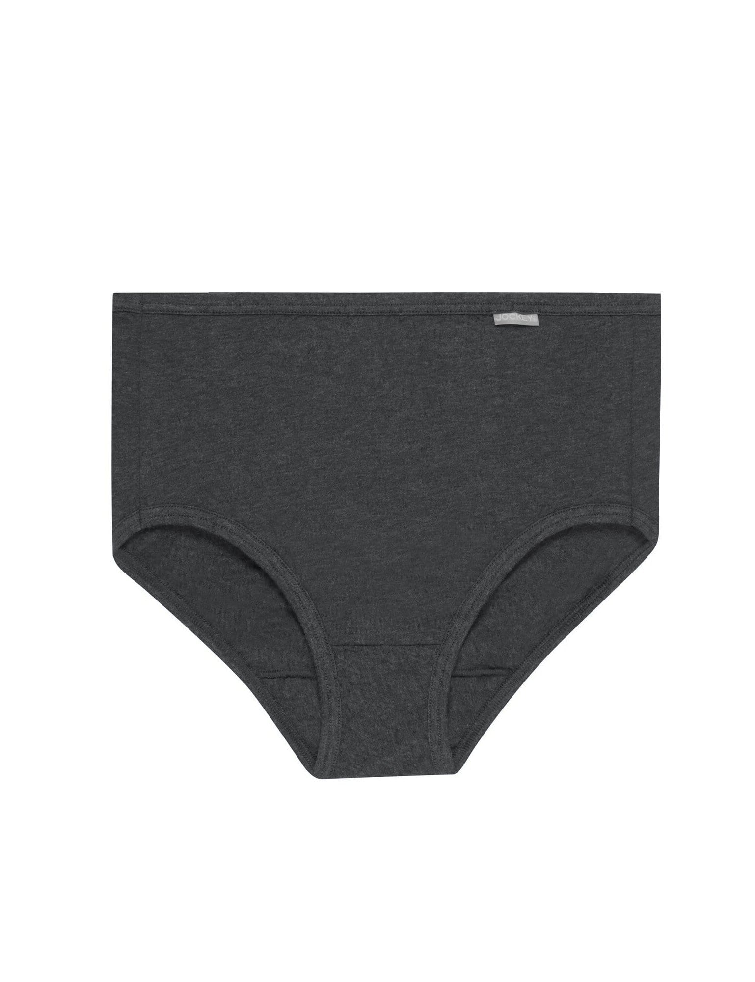 JOCKEY womens underwear Small / Grey JOCKEY - Cotton Ladies Underwear Full Brief