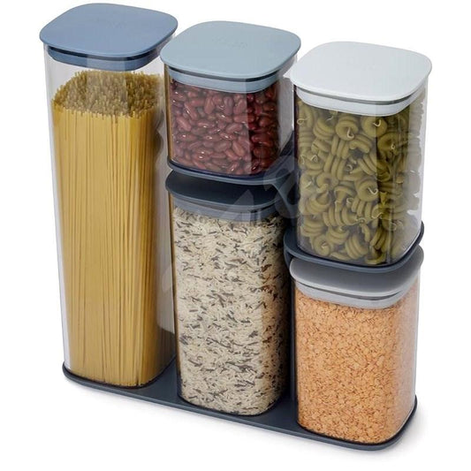 JOSEPH JOSEPH Kitchenware JOSEPH JOSEPH - Podium Stand Dry Food Storage Set/Sky - 5 Pieces