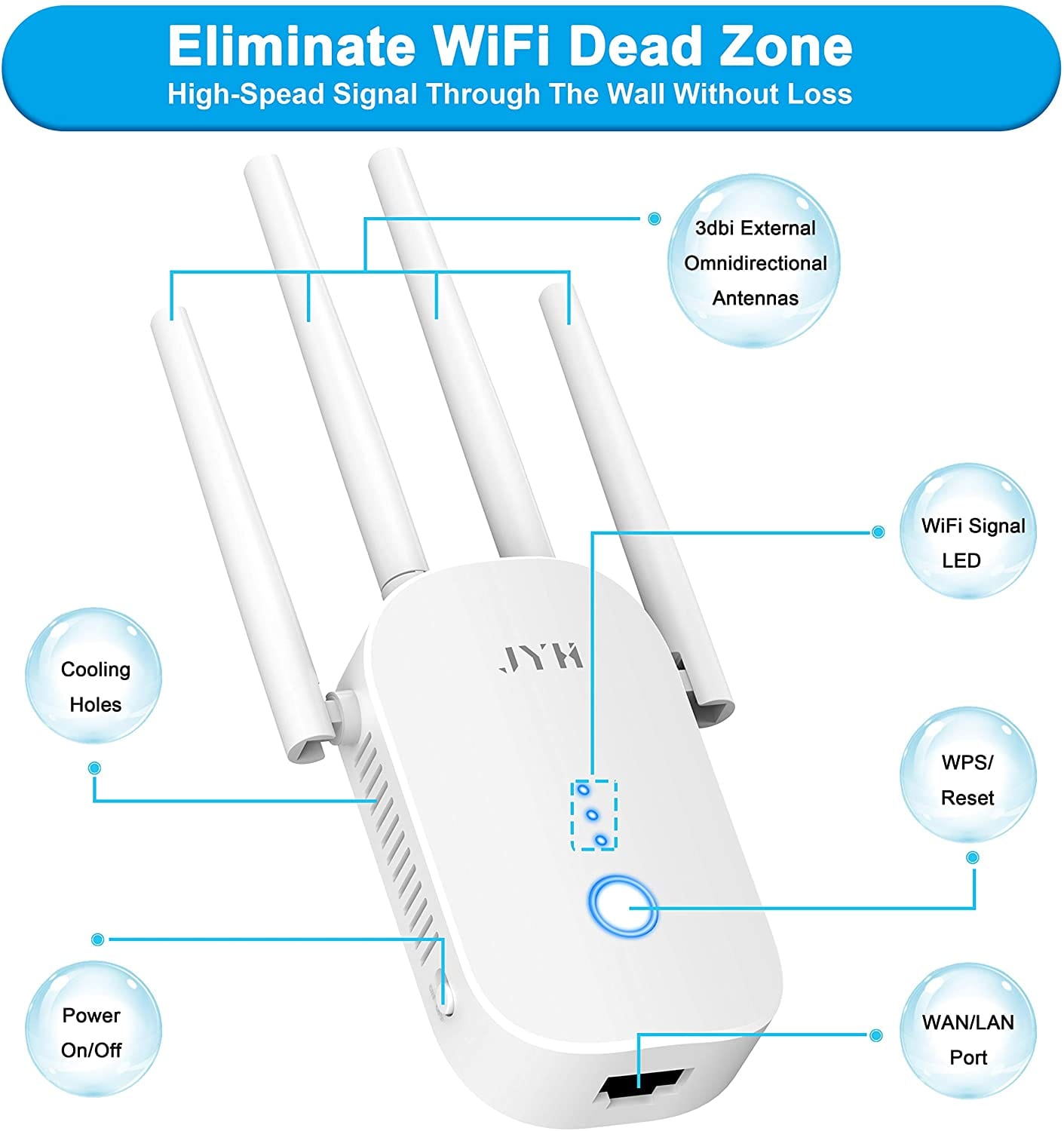 JYH Electronic Accessories JYH - WiFi Extender