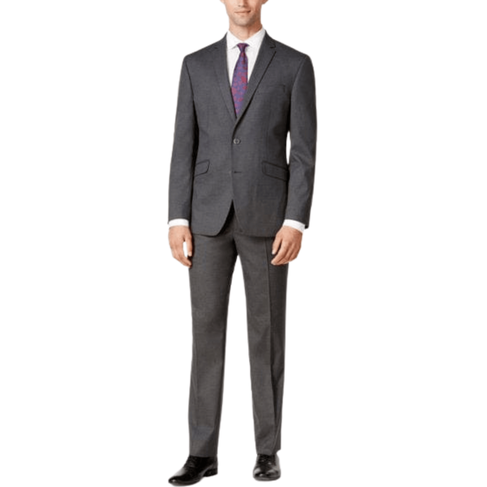 KENNETH COLE Mens Suits M / Grey KENNETH COLE - Slim Fit Stretch Suit