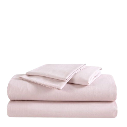 KENNETH COLE Sheet Sets Twin / Pink KENNETH COLE - Miro Solid Pink Twin Sheet Set