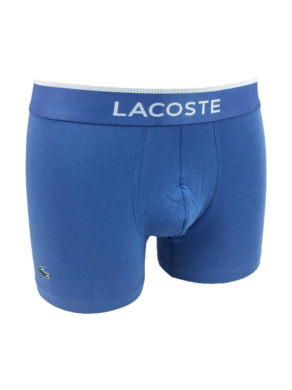Lacoste Mens Underwear L / Blue Cotton Boxer