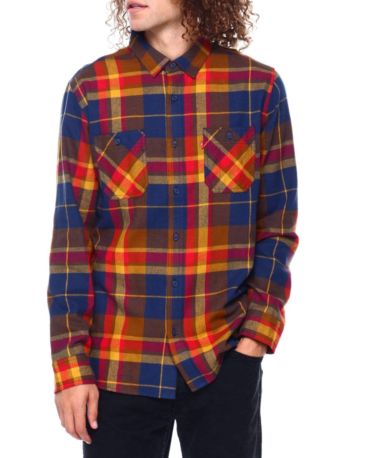 Levi’s Mens Tops X-Large Tusky Flannel Ls Shirt