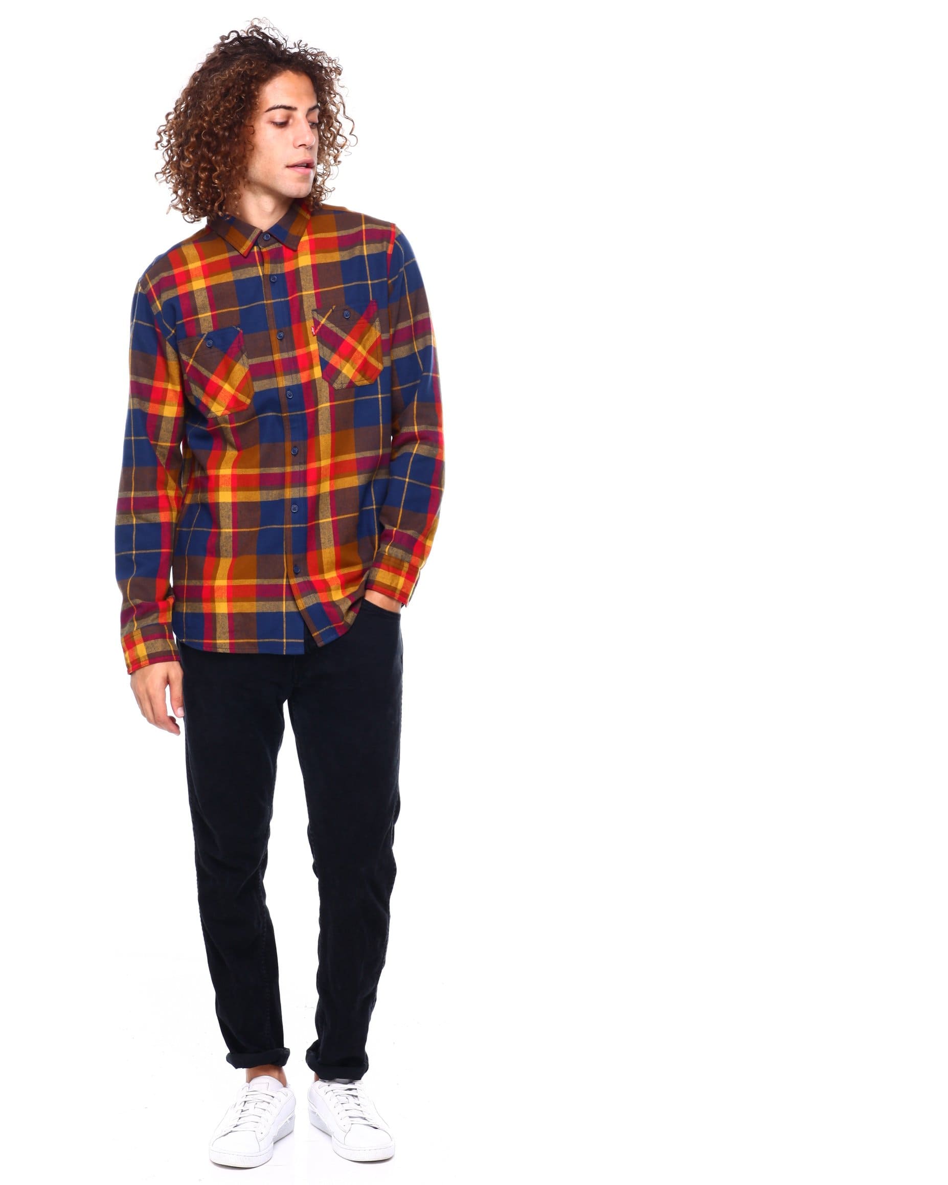 Levi’s Mens Tops X-Large Tusky Flannel Ls Shirt