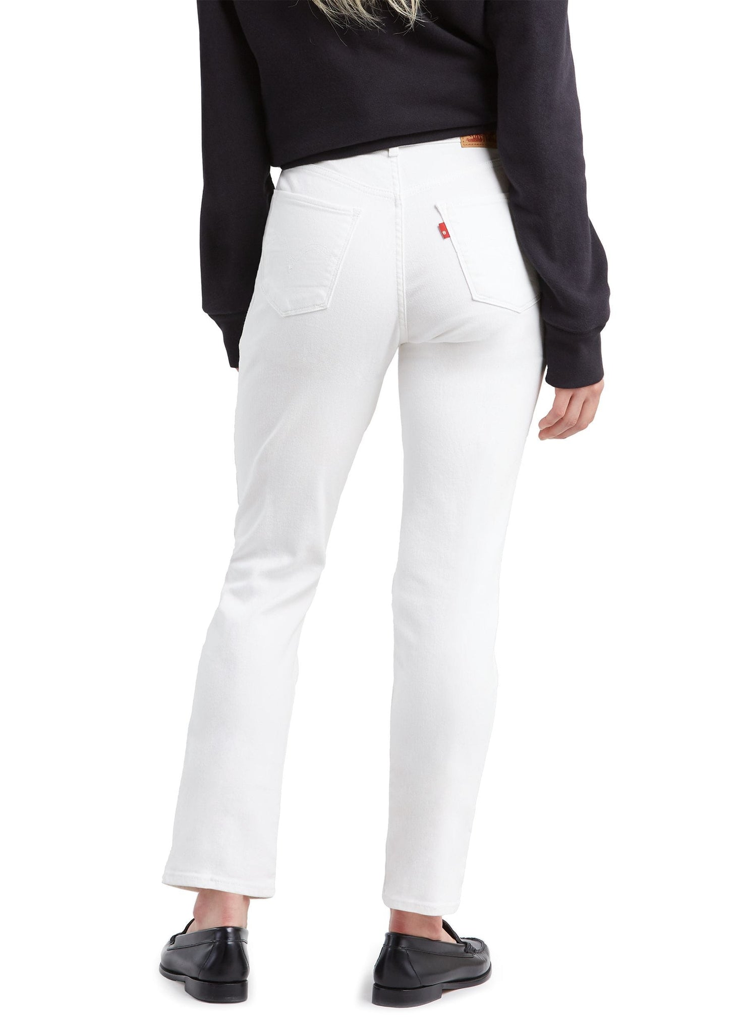 LEVI'S Womens Bottoms 33 / White / F09 LEVI'S - Classic Straight Pure Jeans