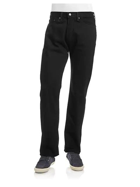 LEVI STRAUSS & CO Mens Bottoms 32x32 / Black LEVI STRAUSS & CO  - 505 Regular Mid Rise Regular Fit Straight Leg Jeans