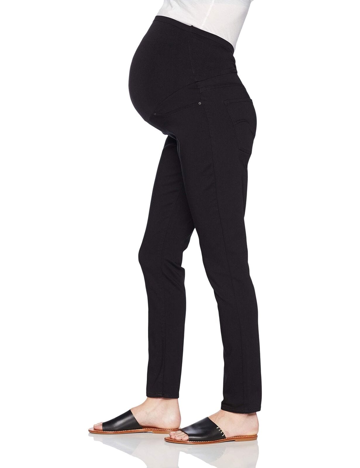 LEVI STRAUSS & CO Womens Bottoms X-Small / Black Maternity Skinny Jeans