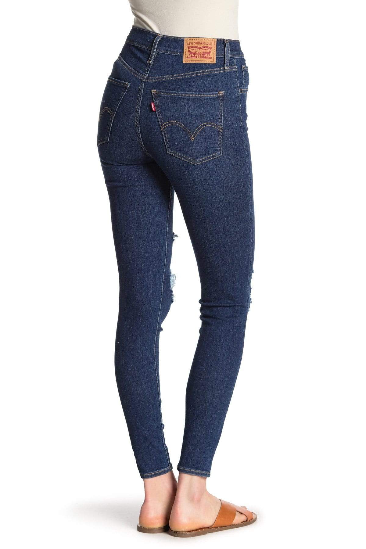 levis Womens Bottoms Mile High Super Skinny Jeans