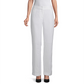Liz Claiborne Womens Bottoms Medium / White Regular Fit Straight Trouser