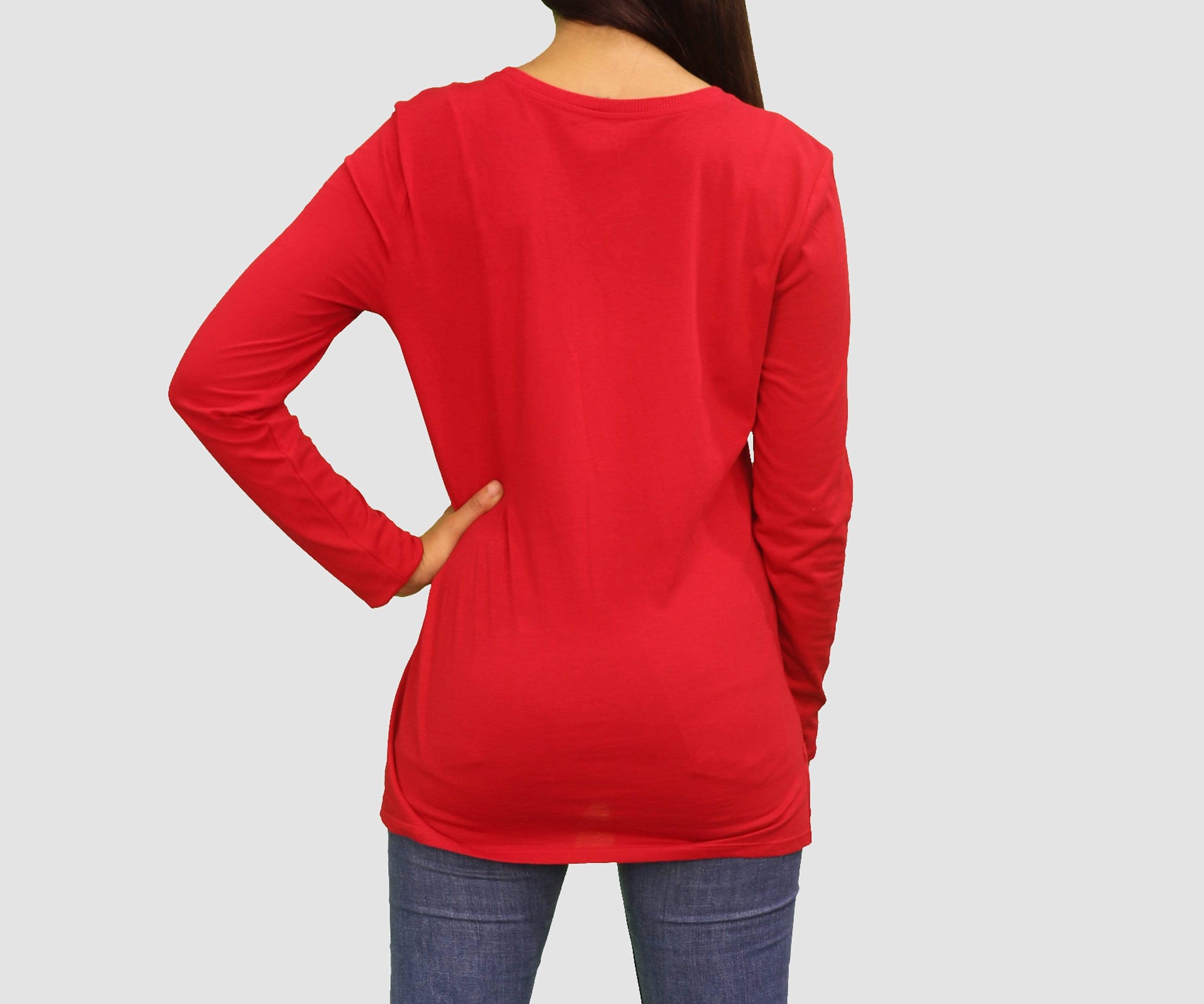 LOFT Womens Tops Medium / Red Long Sleeve Top