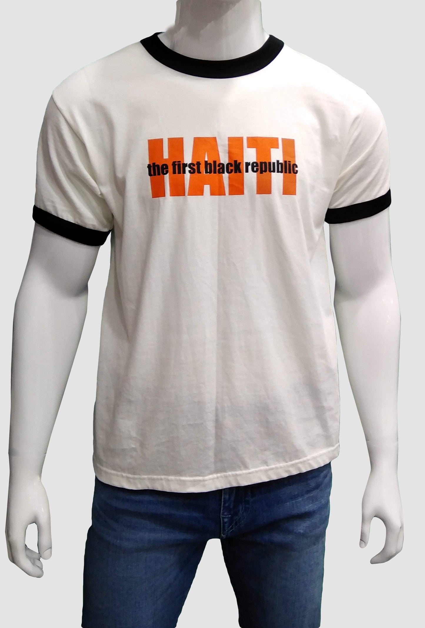 Macaya Mens Tops Medium / White The First Black Republic T-Shirt