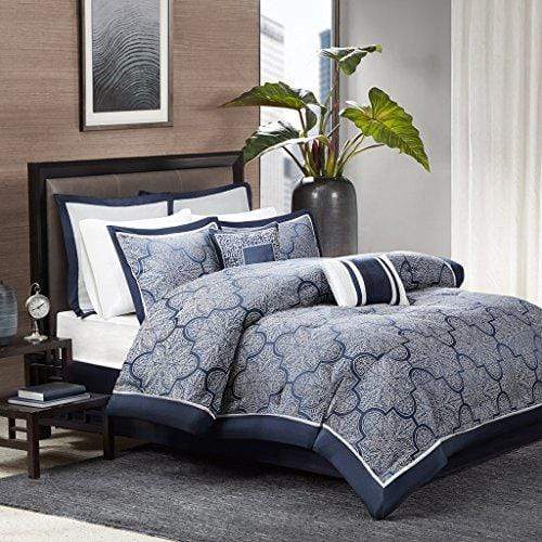 Madison Park Comforter/Quilt/Duvet King / Blue Madison Park - Euro Sham Decorative Comforter