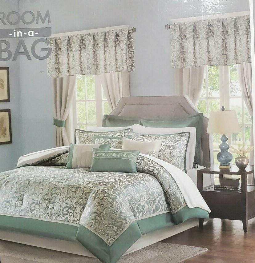 Madison Park Comforter/Quilt/Duvet Queen / Brown Madison Park - Full Comforter Set