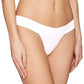 MAE womens underwear Medium / White Seamless V Thong