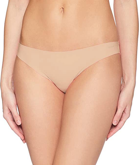 Mae womens underwear XL / Beige Sueded Lace Back Brazilian