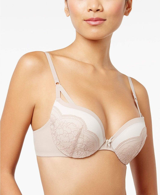 Maidenform Womens Love the Lift Push Up and In Strapless Bra, 34D, Paris  Nude 