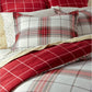 Martha Stewart Comforter/Quilt/Duvet Twin / Red/Ivory Martha Stewart - Deer Pond Comforter Cover
