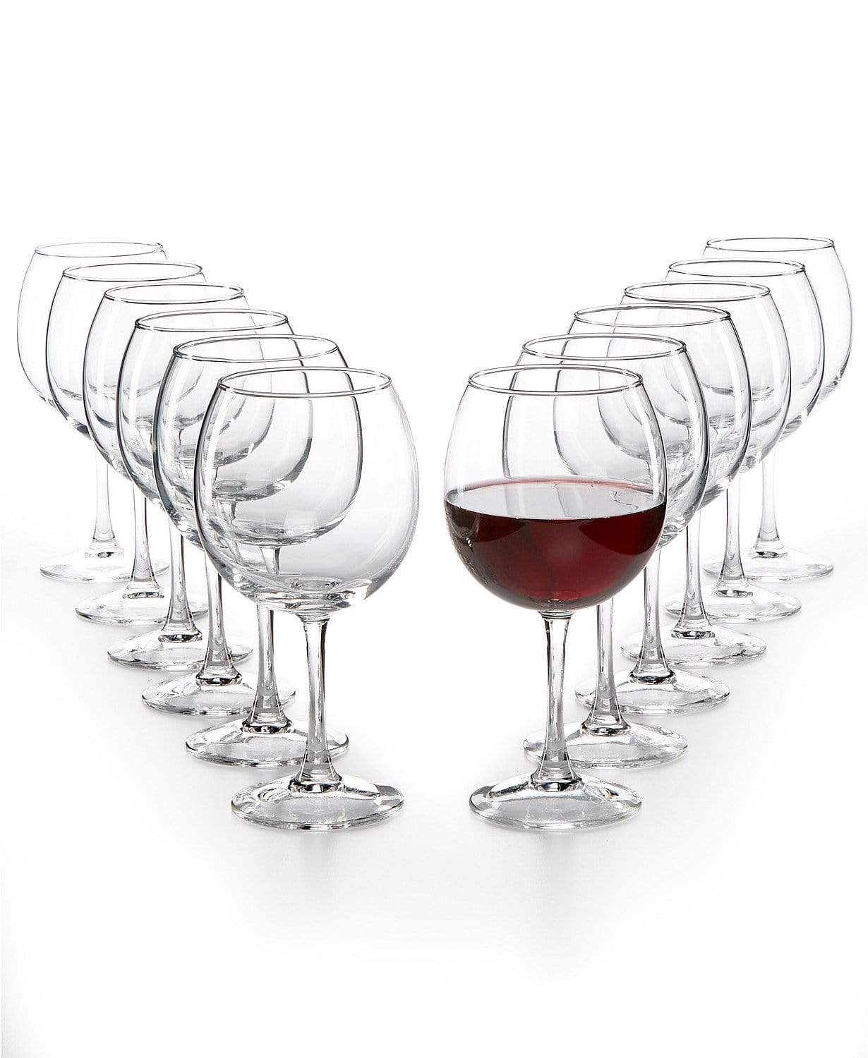 Martha Stewart Collection 12-Pc. White Wine Glasses Set, Created