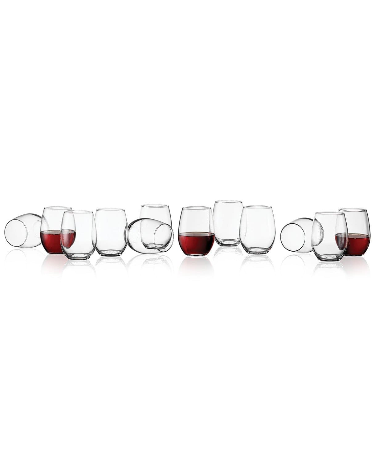 MARTHA STEWART Kitchenware MARTHA STEWART - Stemless Wine Glasses Set