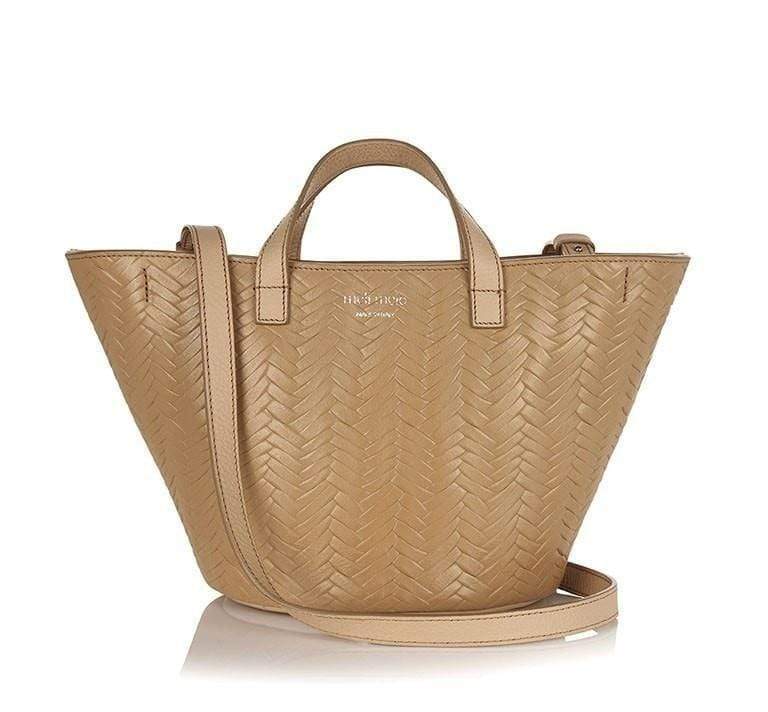 MELI MELO Handbags Tan MELI MELO - Cross Body Bag Sand Woven