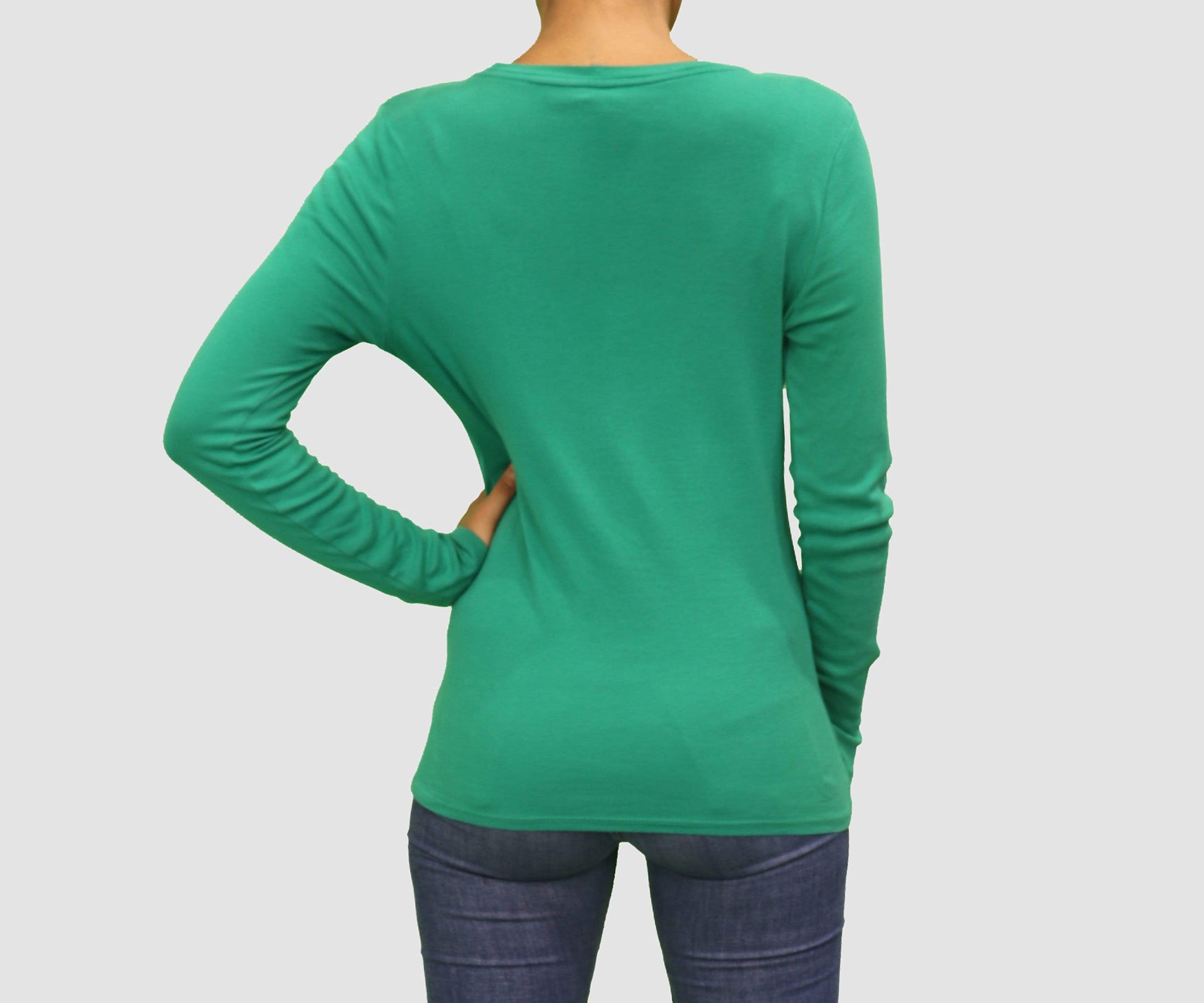 MERONA Womens Tops Medium / Green Long Sleeve Top