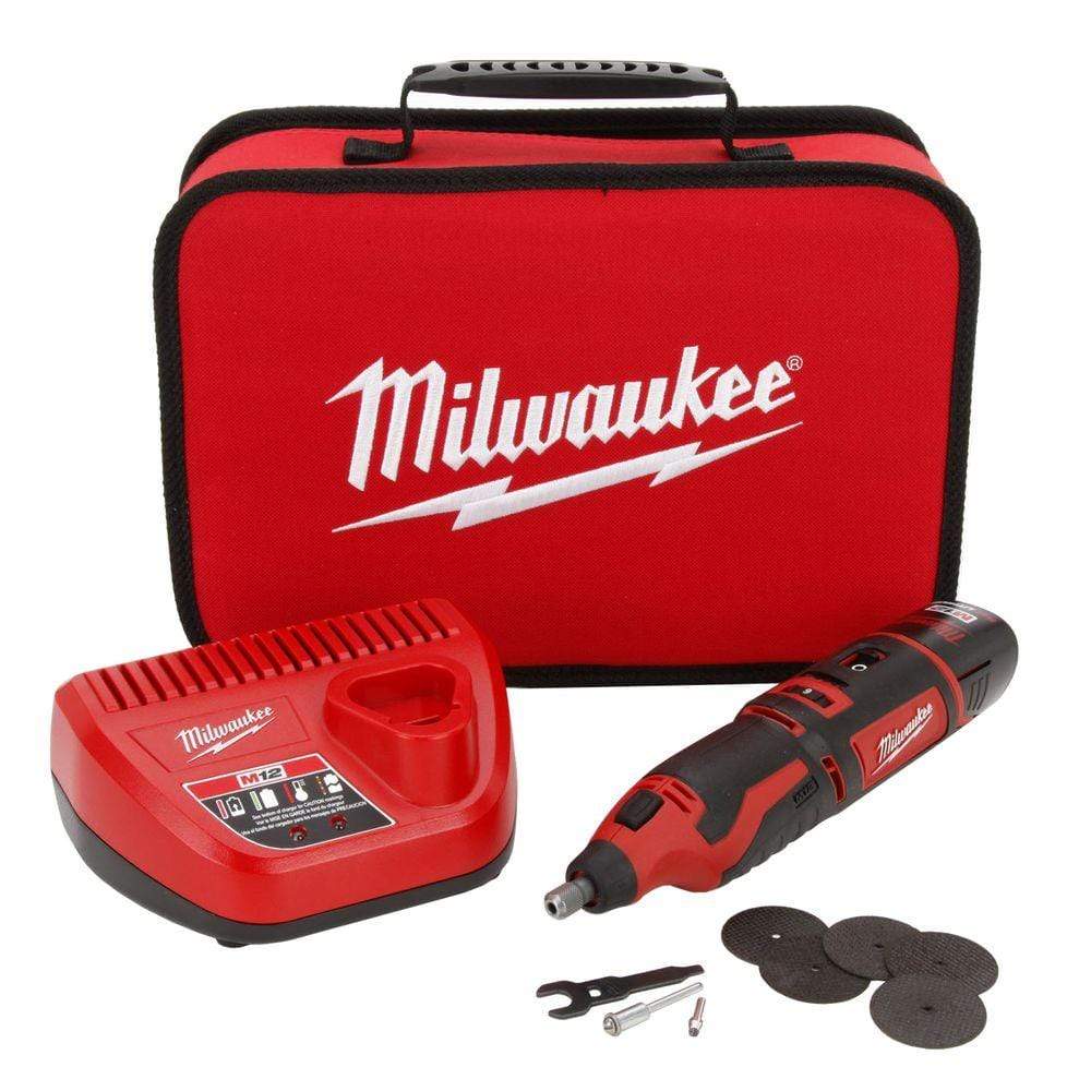 Milwaukee Power Tools MILWAUKEE - Cordless Rotary Tool Kit