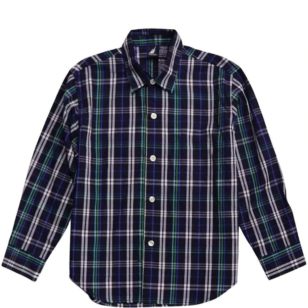 NAUTICA Boys Tops XS / Multi-Color NAUTICA - Kids - Long Sleeve Woven Shirt
